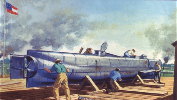 This Confederate Submarine Sank Three Times